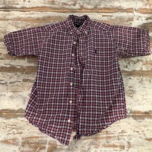 Boys Ralph Lauren Plaid Button Down Shirt (8-10)